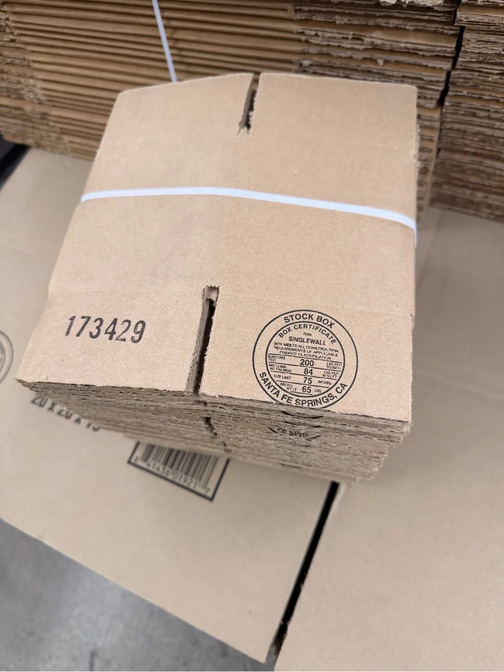 25 Corrugated Shipping Boxes - Natural Brown (Pack) 4x4x4